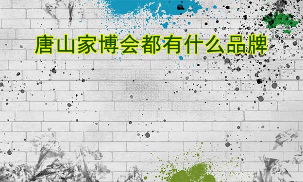 唐山家博會都有什么品牌參加？