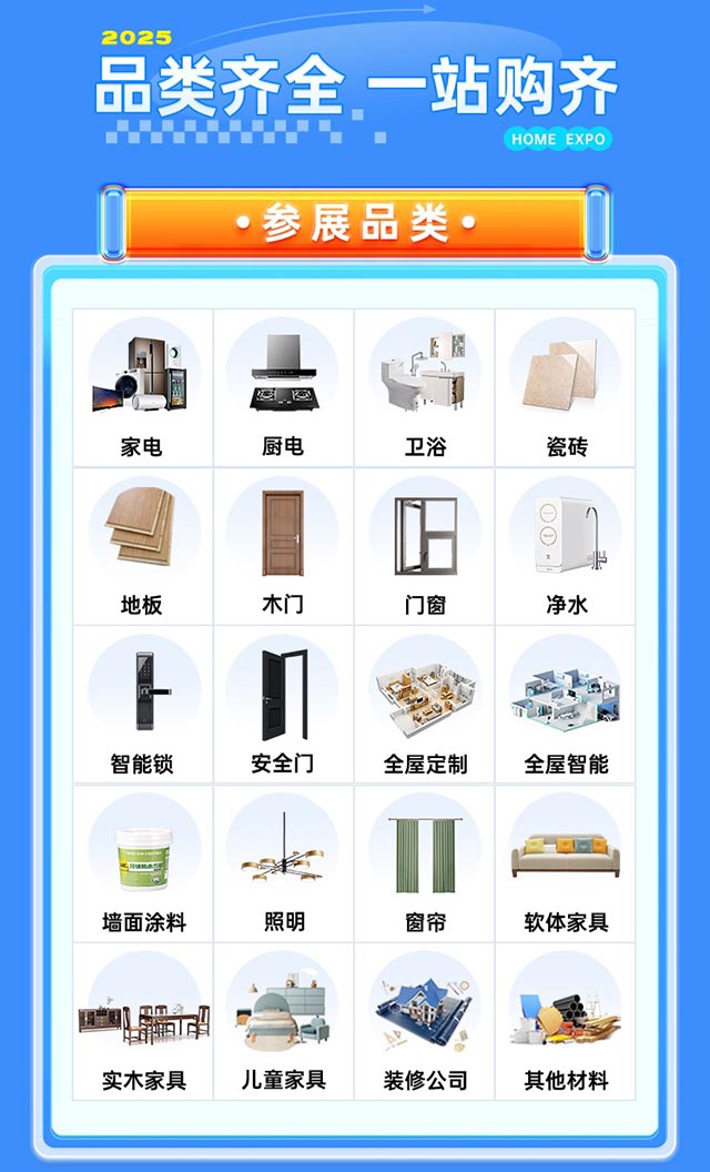 保定家博會展出品類
