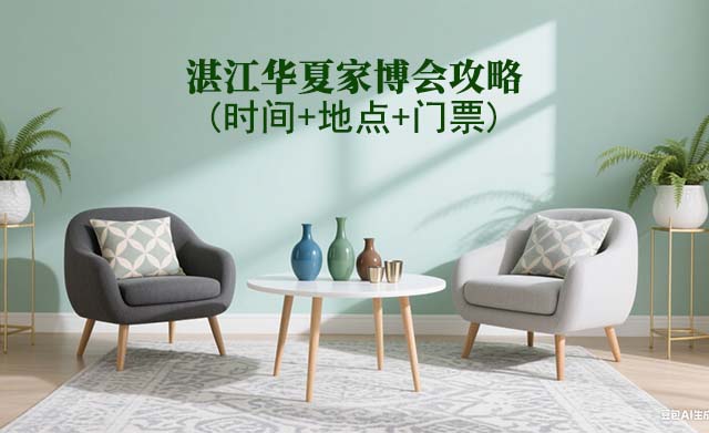 2026湛江家博會攻略(時間+地點+門票)逛展必看